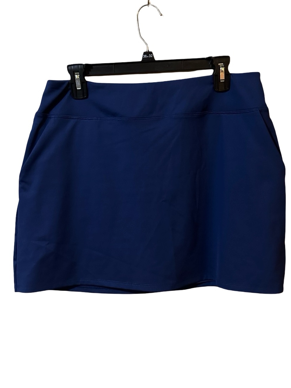 Tommy Bahama Golf Navy Active Wear Mini Skort Pockets Athletic Summer Sporty Lg